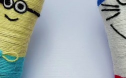 毛线装饰瓶子，创意图片怎么做？