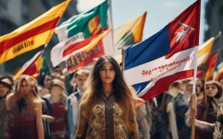 旗帜创意合影为何成当下最火打卡新方式？