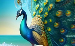 创意孔雀图片，创意孔雀图片大全