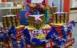 加油站红牛创意堆头