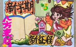 大学创意迎新海报手绘灵感何来？