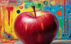 苹果与艺术创意图形