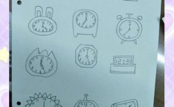 闹钟创意画，闹钟还能这样画？