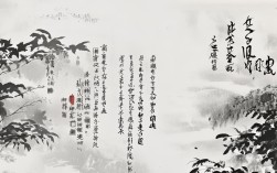 黑白创意画中国风，黑白创意画中国风图片