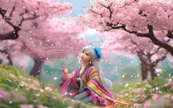 创意画春人物，创意画 春天