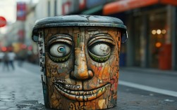 创意垃圾桶图片