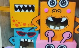 用盒子摆出创意图形