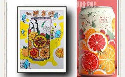 饮料创意绘画，饮料创意绘画图片
