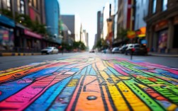 车道如何变身创意画？