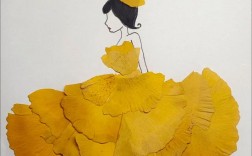 银杏叶创意画图片大全，银杏叶创意画图片大全简单