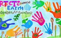 幼儿园保护地球创意画，幼儿园保护地球创意画图片大全
