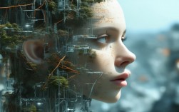 虚拟与现实创意画