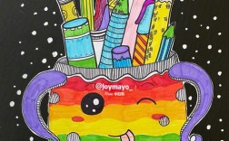 笔筒创意画，笔筒创意画比赛