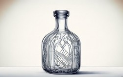 线描创意瓶子