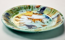 一次性盘子如何变身动物创意画？