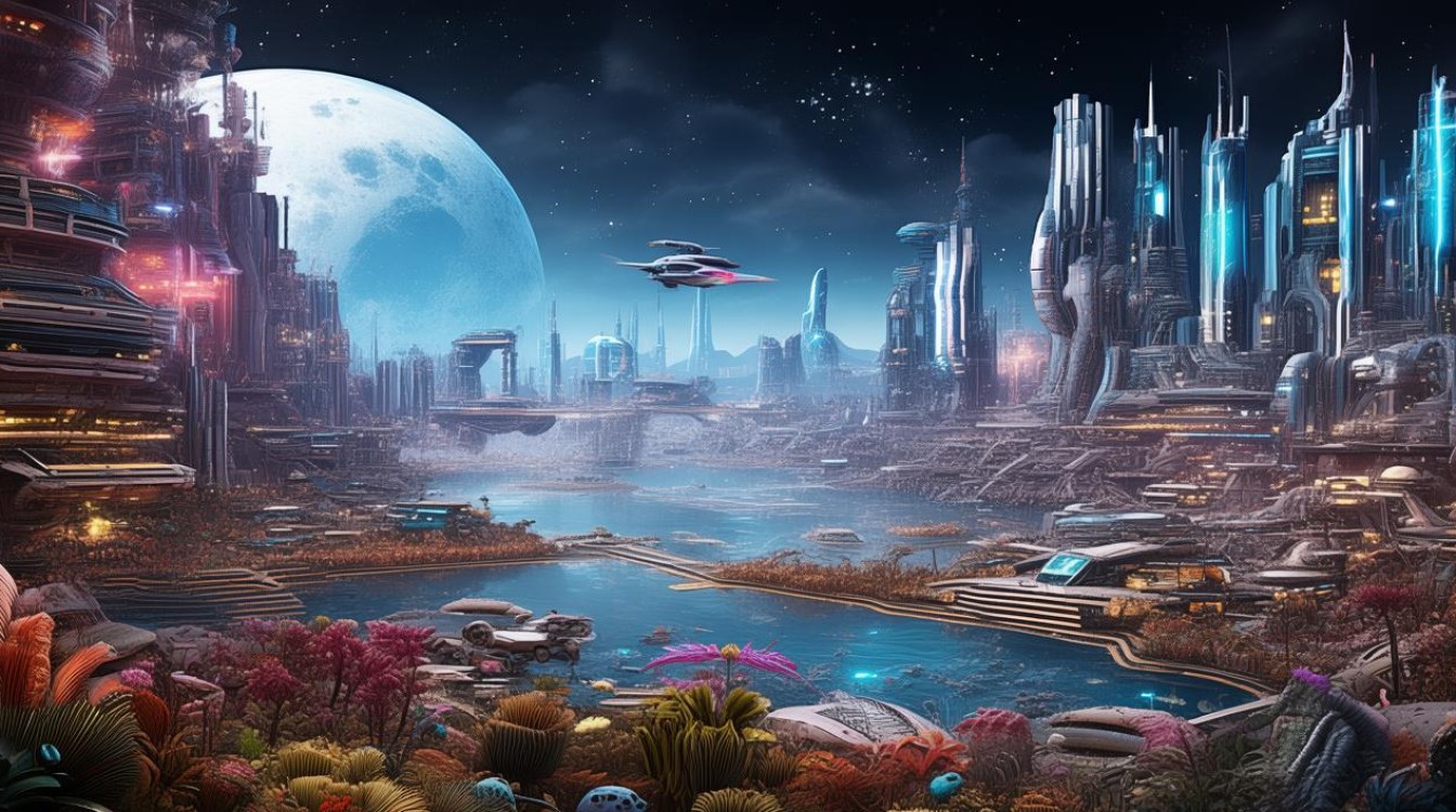 如何创作未来世界科幻画？创意素材指南-图1