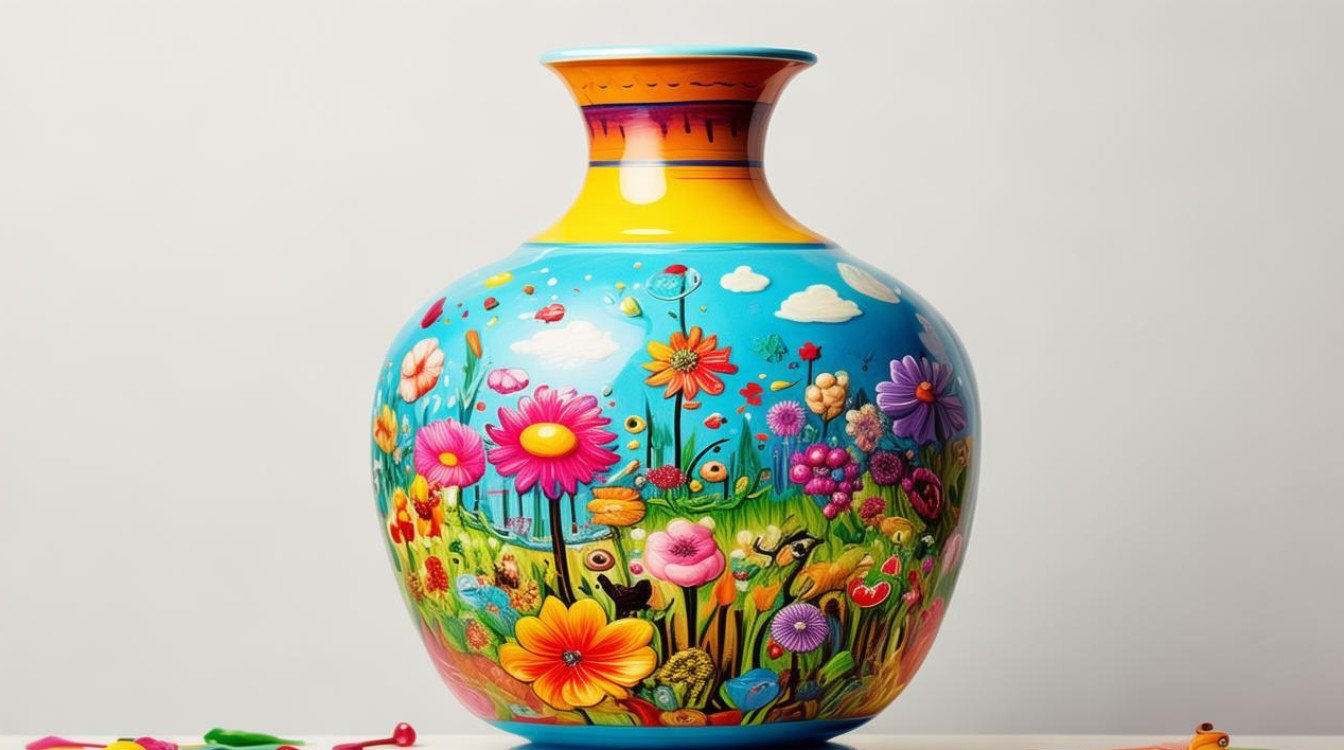 如何用幼儿花瓶创意画激发孩子的艺术天赋？-图1