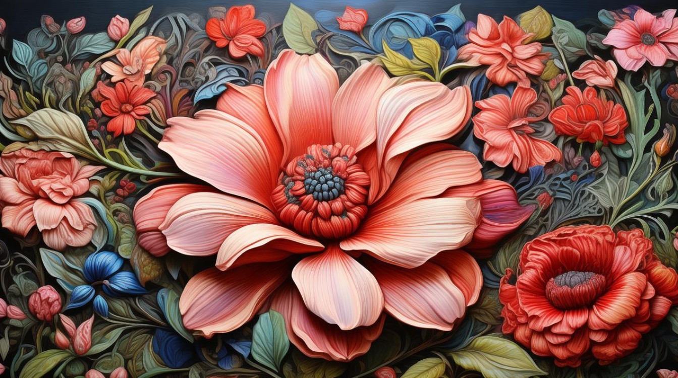 如何用创意花瓣画融合自然与艺术？-图2