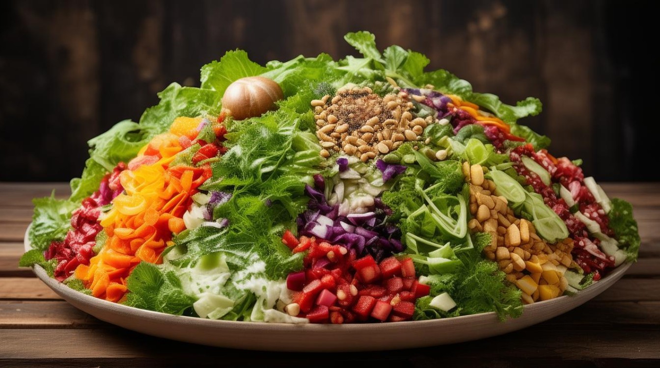 如何搭配沙拉食材并提升视觉美感？创意灵感指南-图4