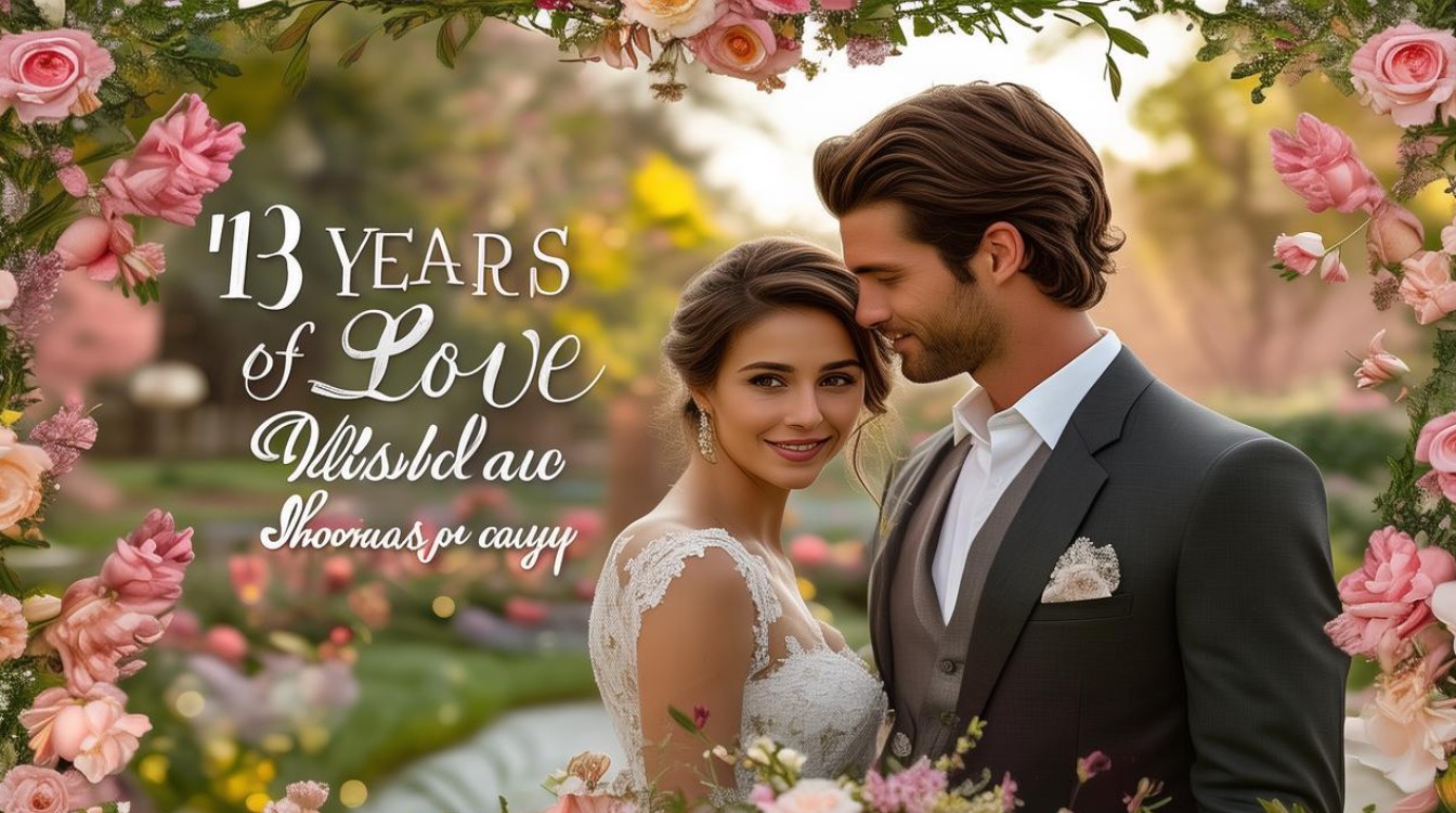如何用创意图片庆祝13年花边婚纪念日？-图4