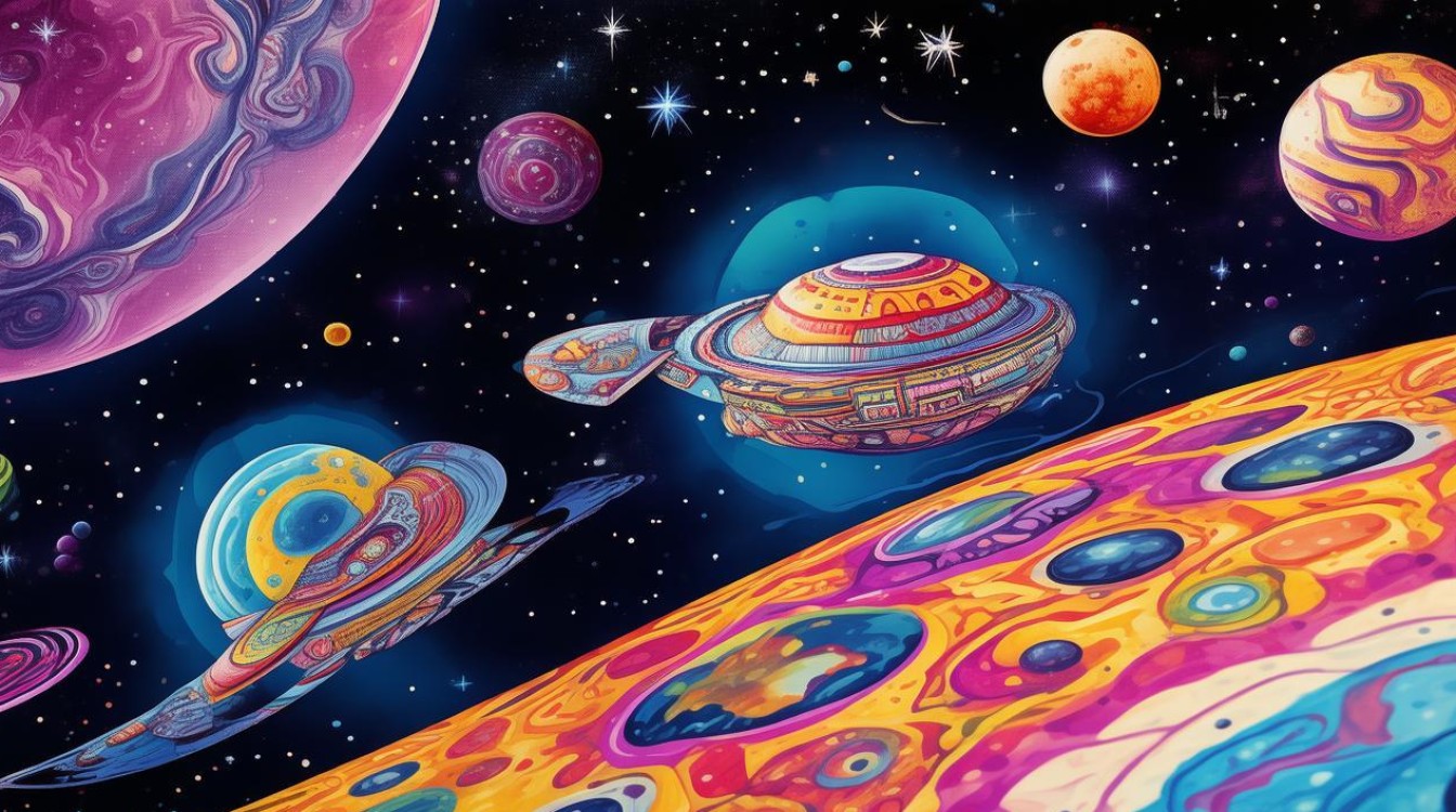 如何用儿童创意太空画素材激发无限想象力？-图2