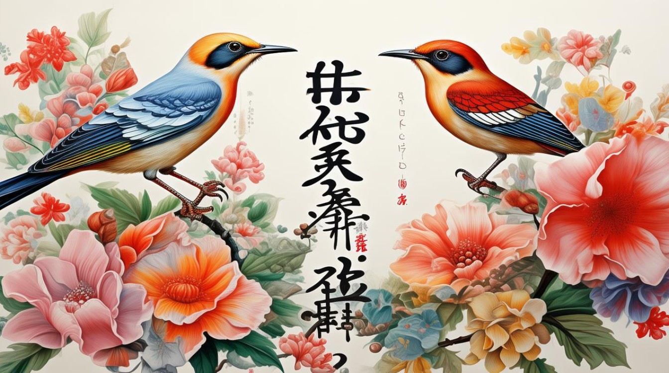 如何将传统花鸟画与现代创意完美融合？-图4