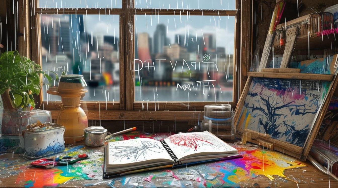 雨天创意美术，如何用雨天素材激发艺术灵感？-图4