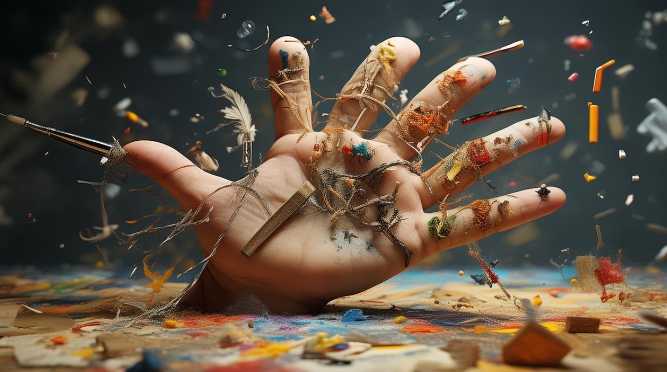 如何运用手部元素提升创意画作的灵感与素材应用？-图4
