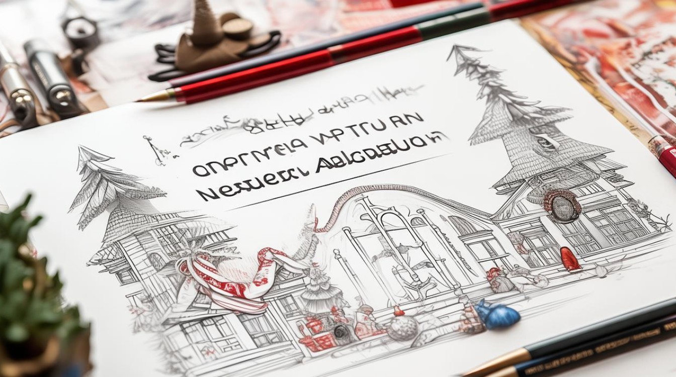 如何用圣诞节创意美术素描激发灵感？-图1