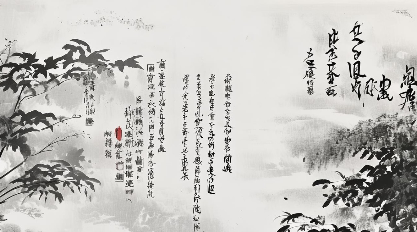 黑白创意画中国风，黑白创意画中国风图片-图1