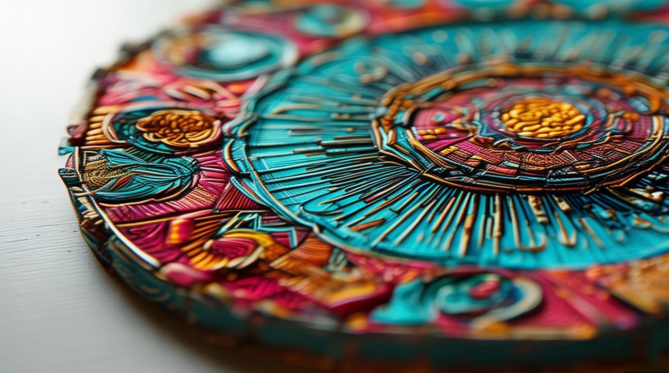 创意圆的画-图1