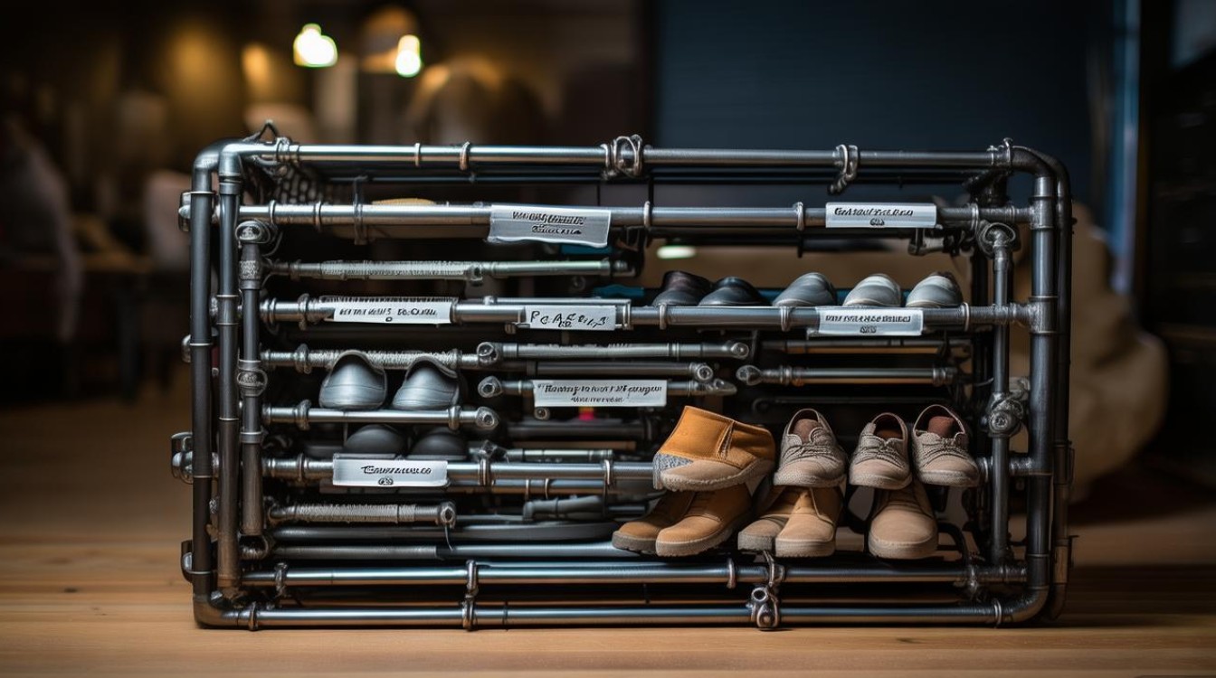 水管创意鞋柜怎么装才好看又实用?-图1 水管创意鞋柜怎么装才好看又实用?-图1