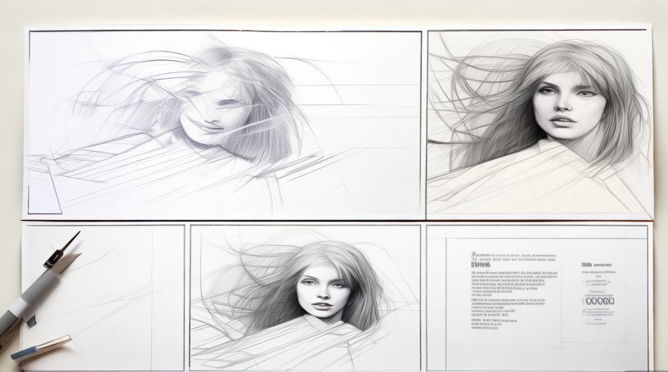 线描画步骤技巧，新手如何掌握基础线条与构图方法？-图1