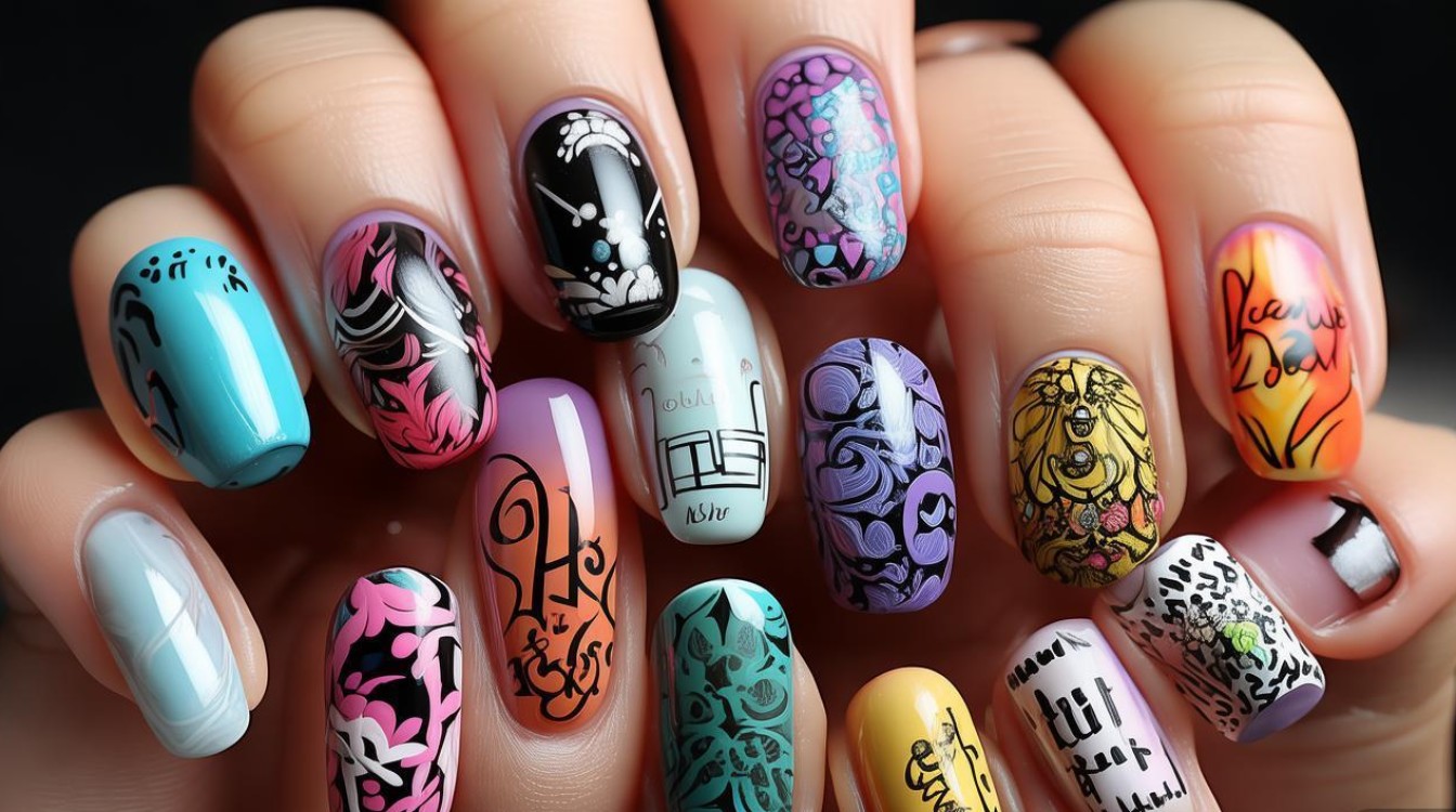 个性创意美甲图片，2025流行款有哪些？适合日常吗？-图1