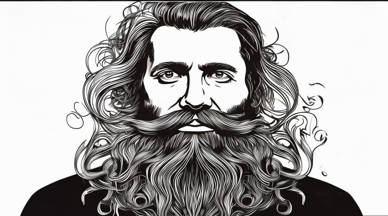 胡须创意画-图1 胡须创意画-图1