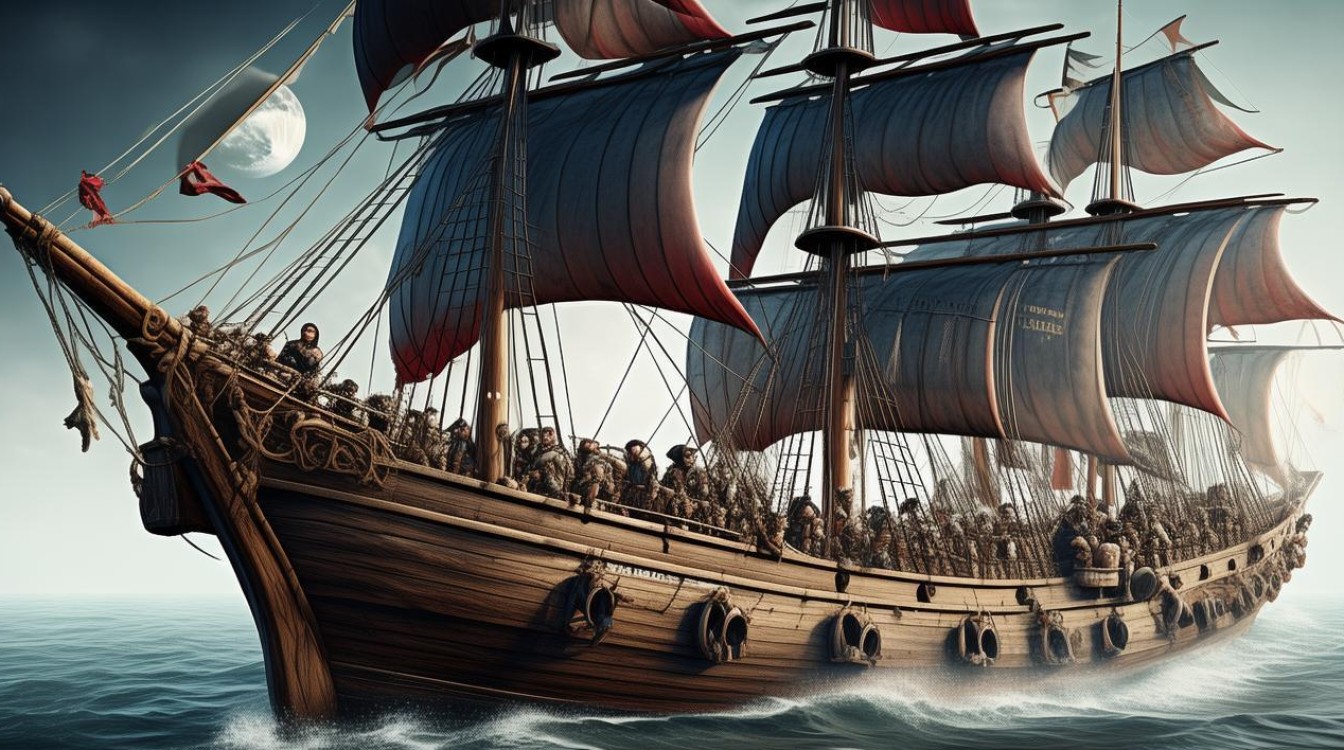 海盗船创意画怎么做？30字内超详细教程来了！-图1