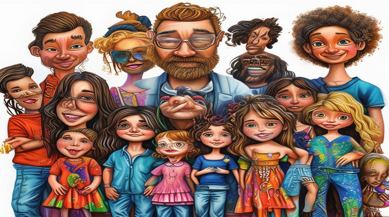 我的家人创意儿童画-图1 我的家人创意儿童画-图1