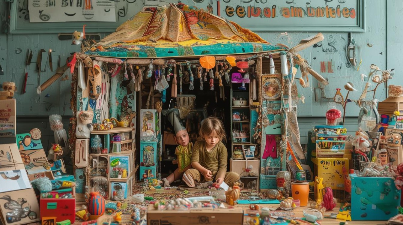 儿童废物创意，最新环保手工热潮来袭？-图1