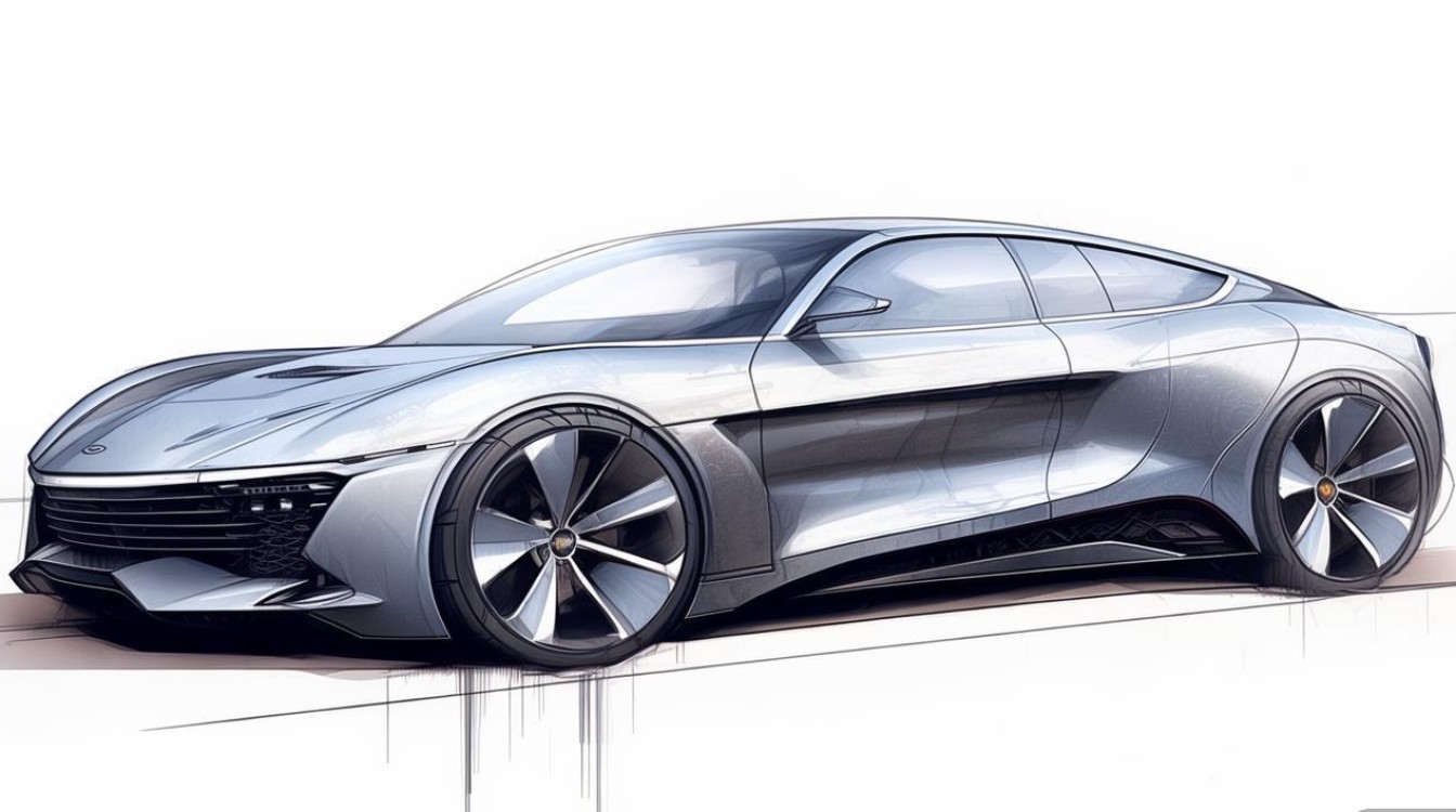 创意车素描-图1