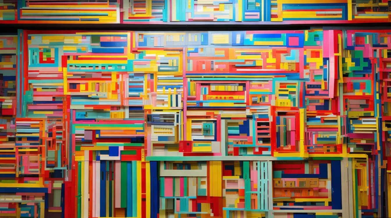 胶带创意墙画-图1