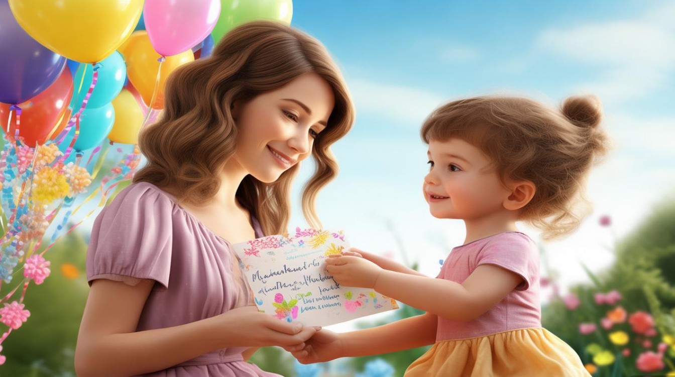 母亲节创意儿童画图片-图1 母亲节创意儿童画图片-图1