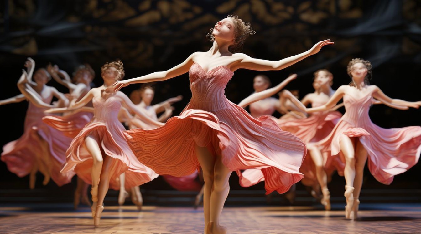 舞蹈创意画-图1