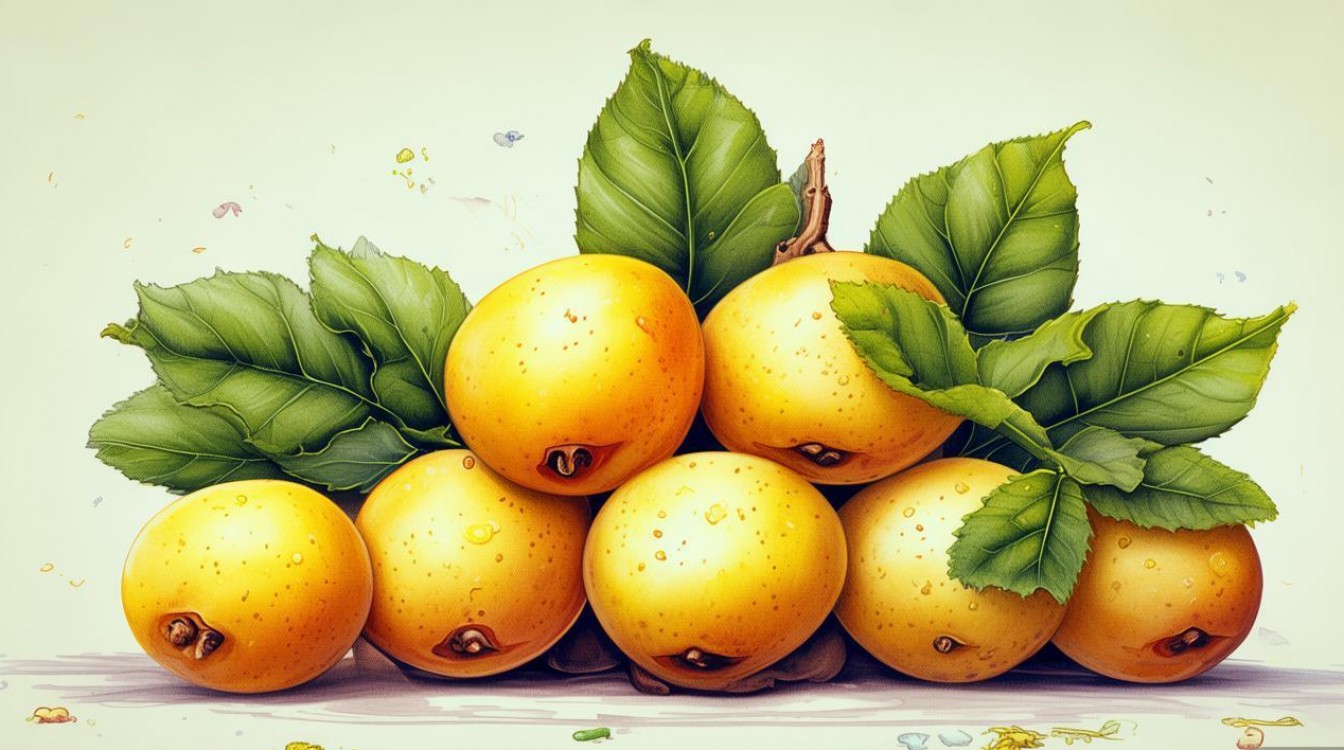 枇杷创意儿童画-图1