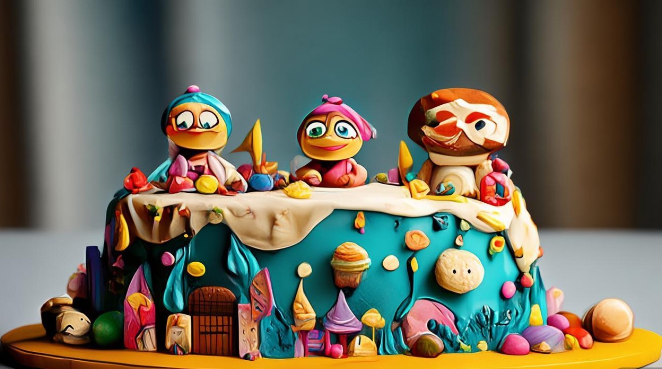 创意卡通蛋糕-图1