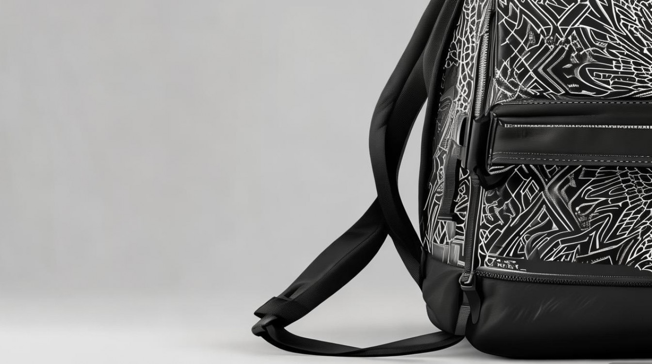 创意书包设计黑白-图1