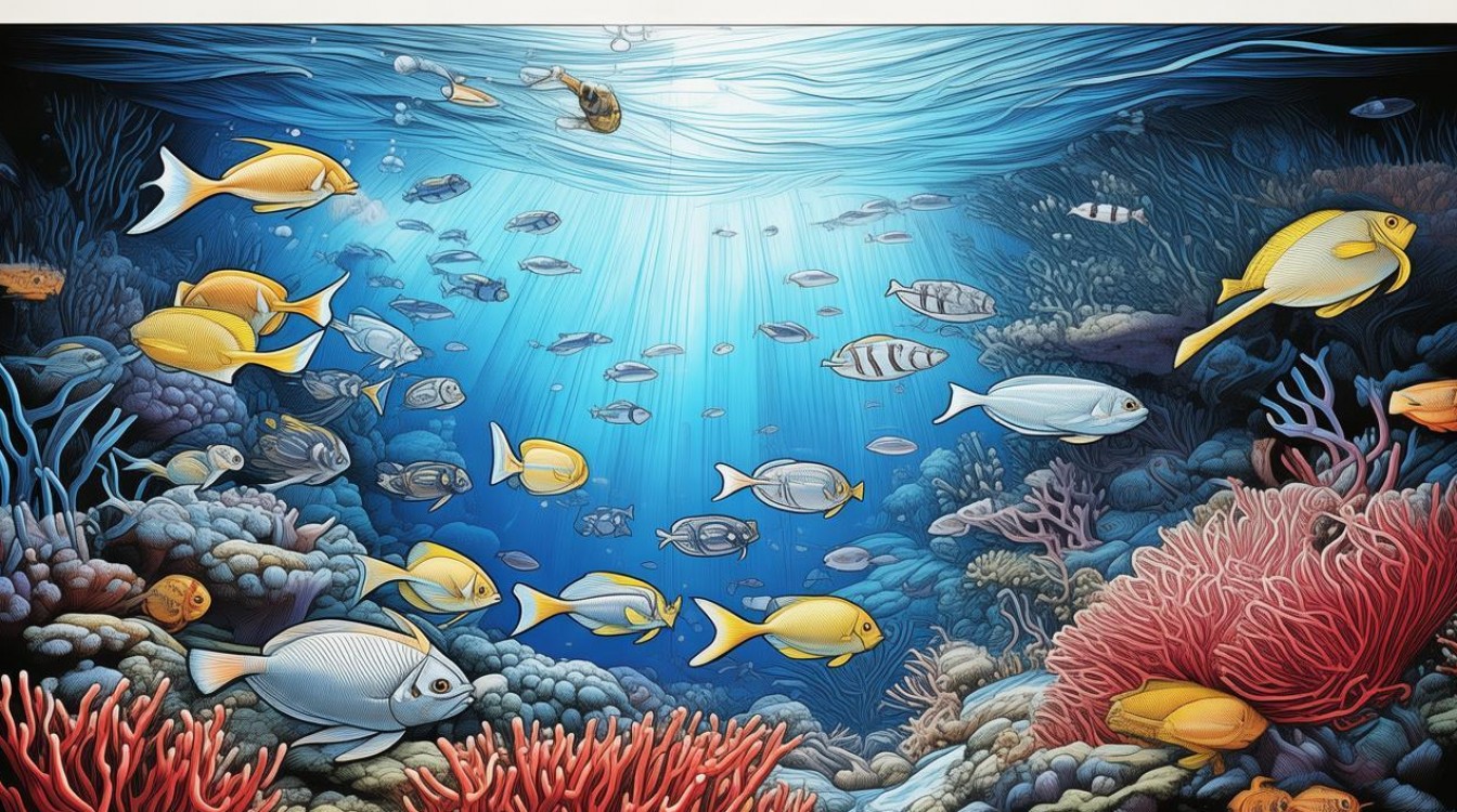 2025最新海底线描创意,这波灵感你get了吗?-图1 2025最新海底线描创意,这波灵感你get了吗?-图1