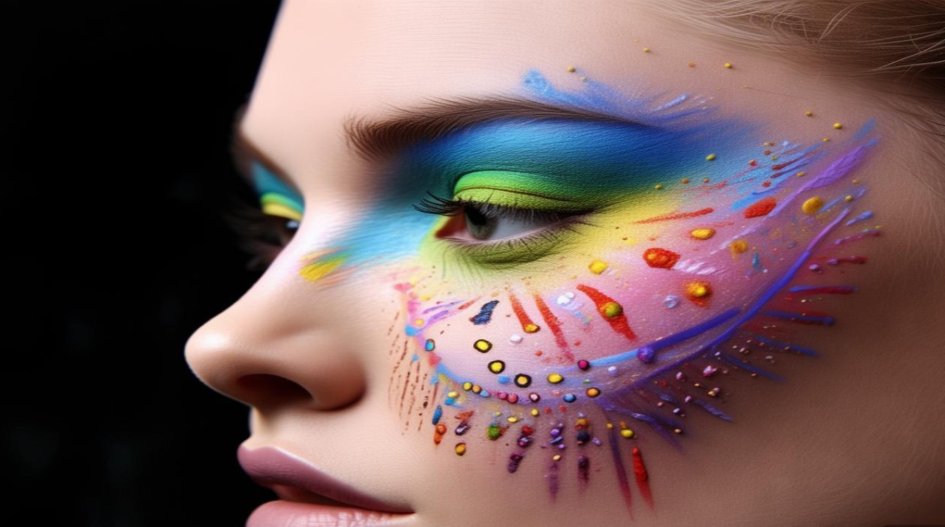 可爱创意妆面-图1