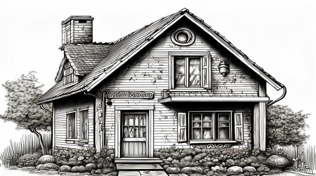 房子简笔画创意-图1