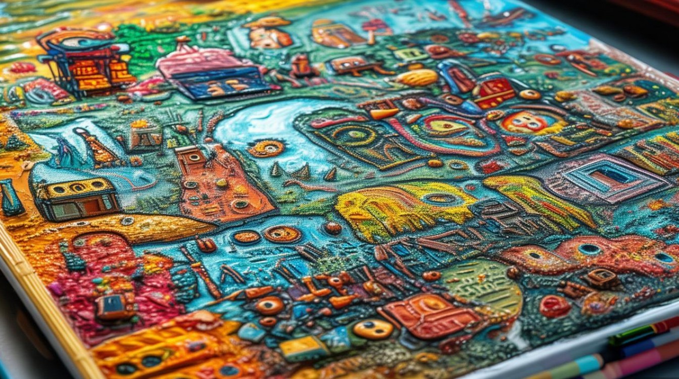 2025创意少儿美术作品展,哪些作品能引爆儿童创造力?-图1 2025创意少儿美术作品展,哪些作品能引爆儿童创造力?-图1