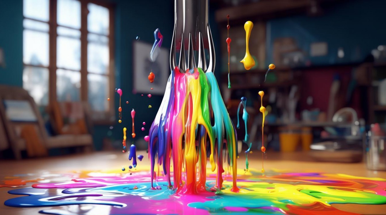 叉子画创意图片-图1 叉子画创意图片-图1